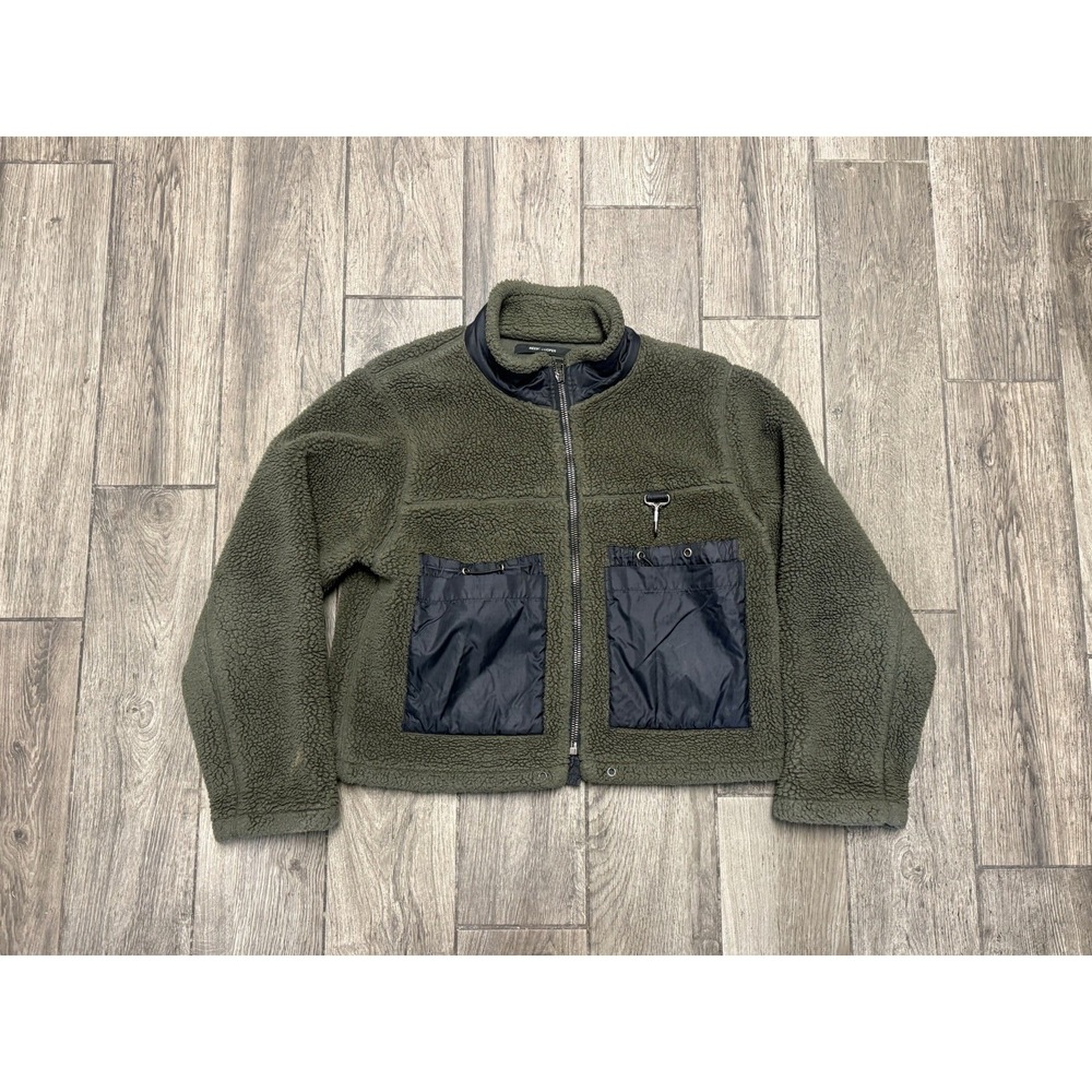 Reese Cooper Cropped Fleece- Green Size Small